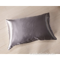 Taies d&#39;oreiller en satin solide 22mm ensembles 50*70cm ou sur mesure